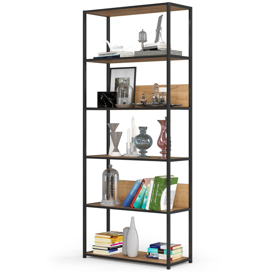 Regal – LOFT – Großes Industrie-Design mit 6 offenen Fächern