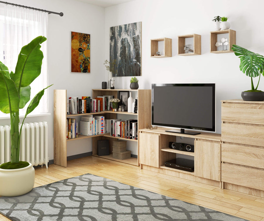 Regal – TWIST – Flexibles Standregal mit verstellbarer Form und modernem Stauraumkonzept