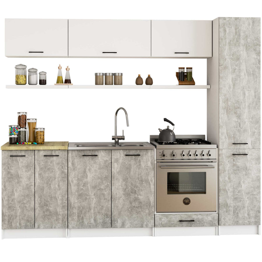 Küchen Hochschrank – OLIWIA – Maximale Stauraumlösung für moderne Küchen