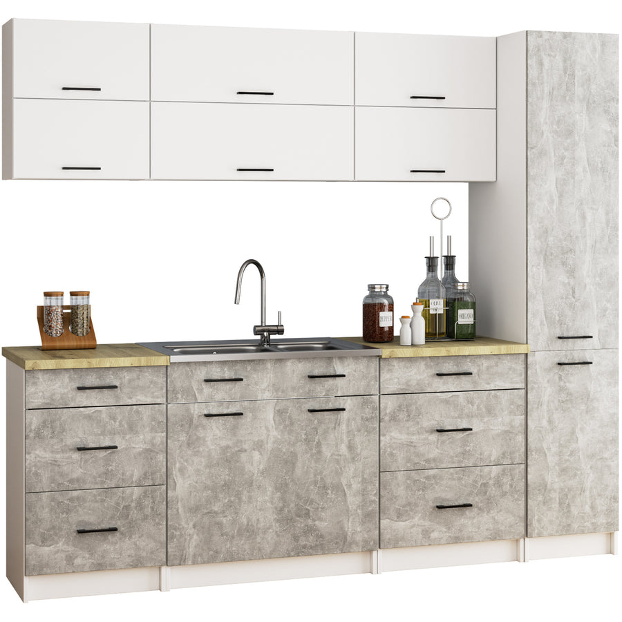 Küchen Hochschrank – OLIWIA – Maximale Stauraumlösung für moderne Küchen