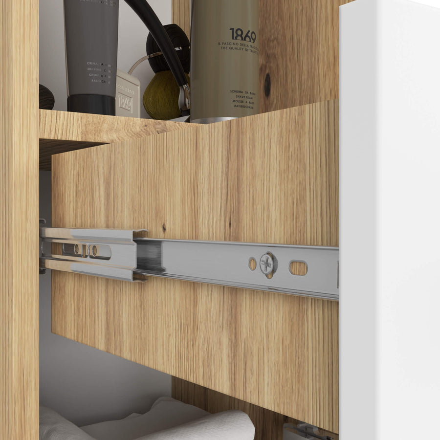 Badezimmerschrank – FIN – Platzsparende Aufbewahrung mit Schublade