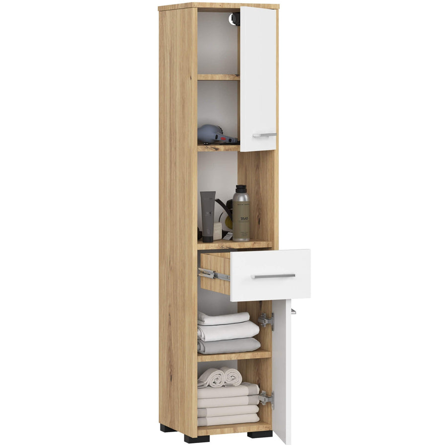 Badezimmerschrank – FIN – Platzsparende Aufbewahrung mit Schublade