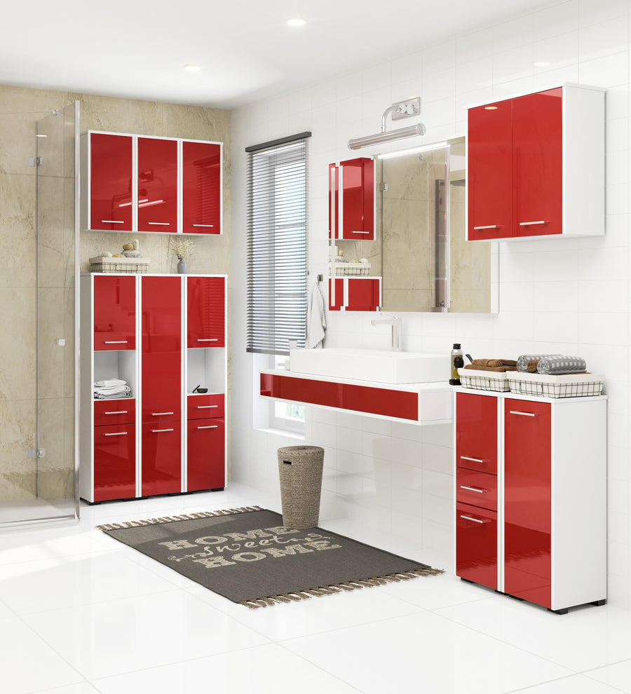 Badezimmerschrank – FIN – Platzsparende Aufbewahrung mit Schublade