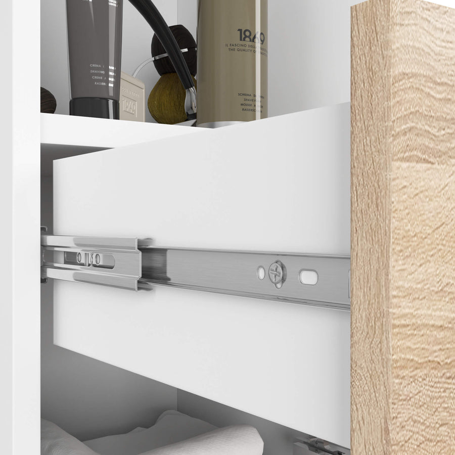 Badezimmerschrank – FIN – Platzsparende Aufbewahrung mit Schublade