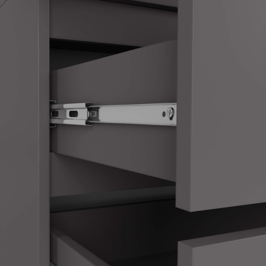 Kleiderschrank – Eleganter Drehtürenschrank mit 2 Türen und 2 Schubladen