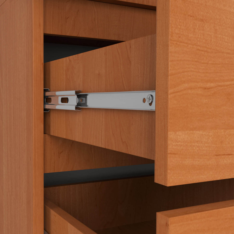 Kleiderschrank – Erweiterbarer Drehtürenschrank mit Aufsatz und 2 Schubladen