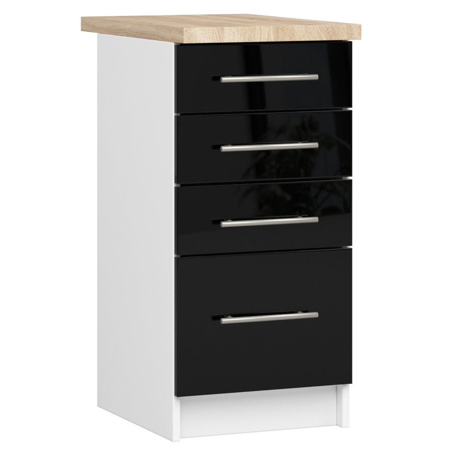 Unterschrank S40 4S – OLIWIA – Hochwertige Optik für Ihre Küche mit Arbeitsplatte