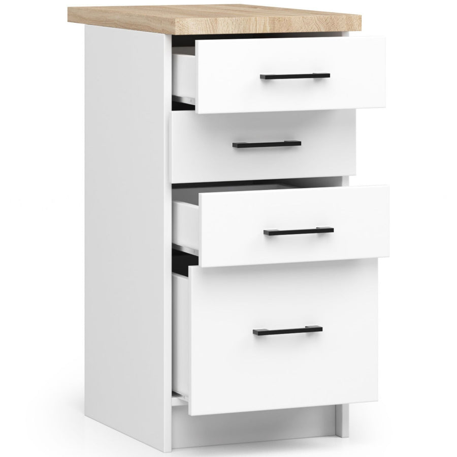 Unterschrank S40 4S – OLIWIA – Hochwertige Optik für Ihre Küche mit Arbeitsplatte