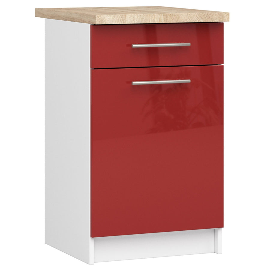 Unterschrank S50 1D1S – OLIWIA – Hochwertige Optik für Ihre Küche mit Arbeitsplatte
