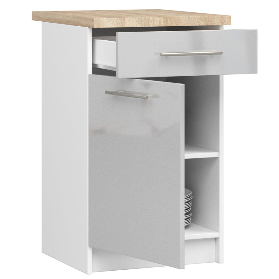 Unterschrank S50 1D1S – OLIWIA – Hochwertige Optik für Ihre Küche mit Arbeitsplatte