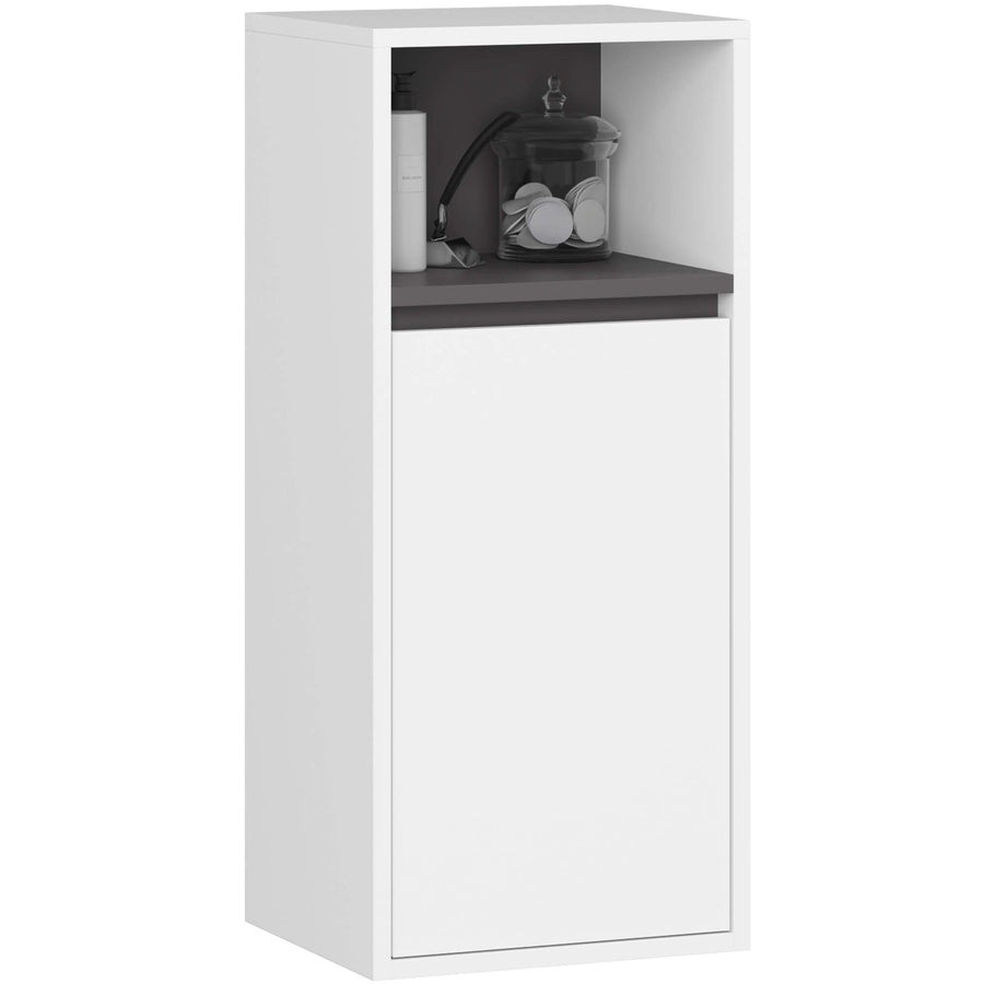 Badezimmerschrank – VAMI – Schmaler Badschrank für kleine Räume mit praktischem Stauraum