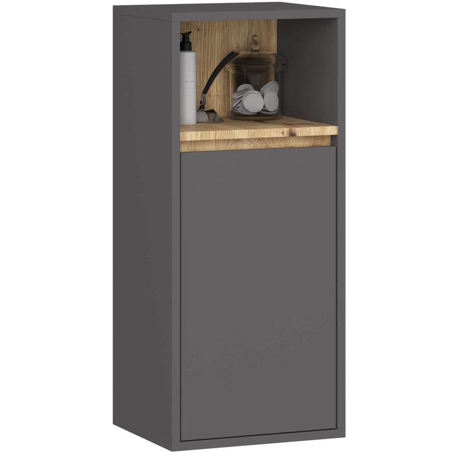 Badezimmerschrank – VAMI – Schmaler Badschrank für kleine Räume mit praktischem Stauraum