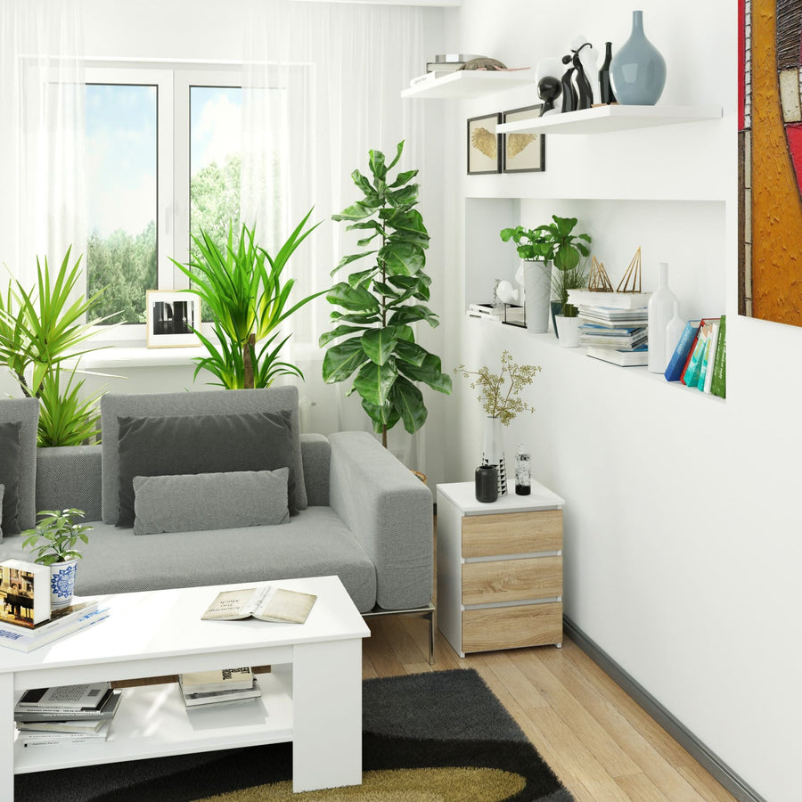 Nachttisch – CLP – Modern mit 3 Schubladen für Schlafzimmer