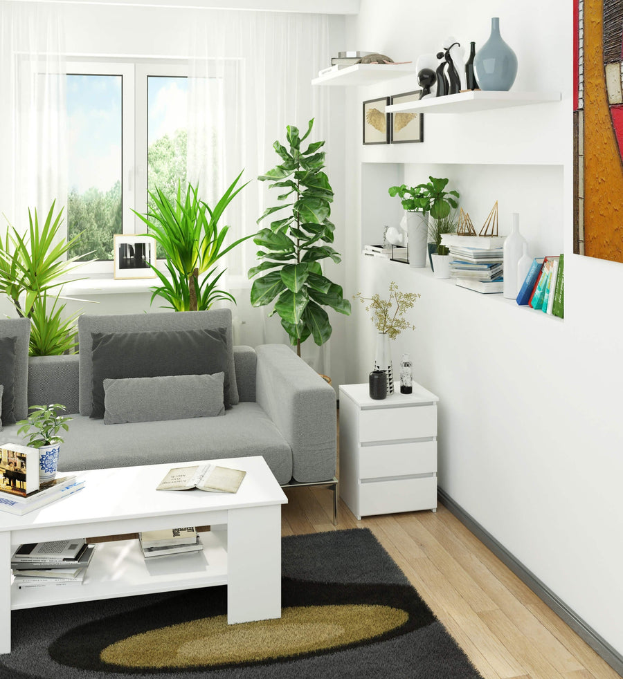 Nachttisch – CLP – Modern mit 3 Schubladen für Schlafzimmer