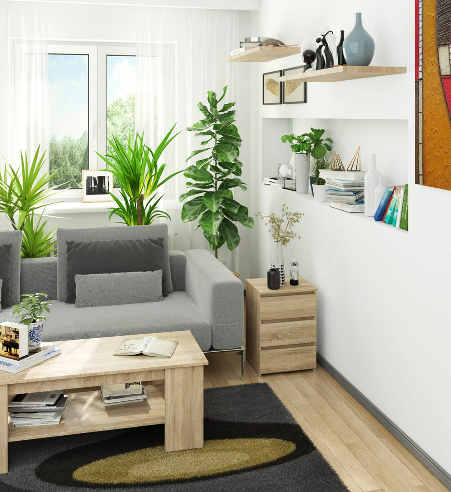 Nachttisch – CLP – Modern mit 3 Schubladen für Schlafzimmer