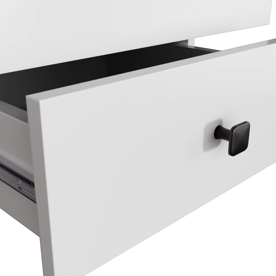 Nachttisch – MOBI – Eleganter Nachtschrank mit zwei Schubladen und modernem Design