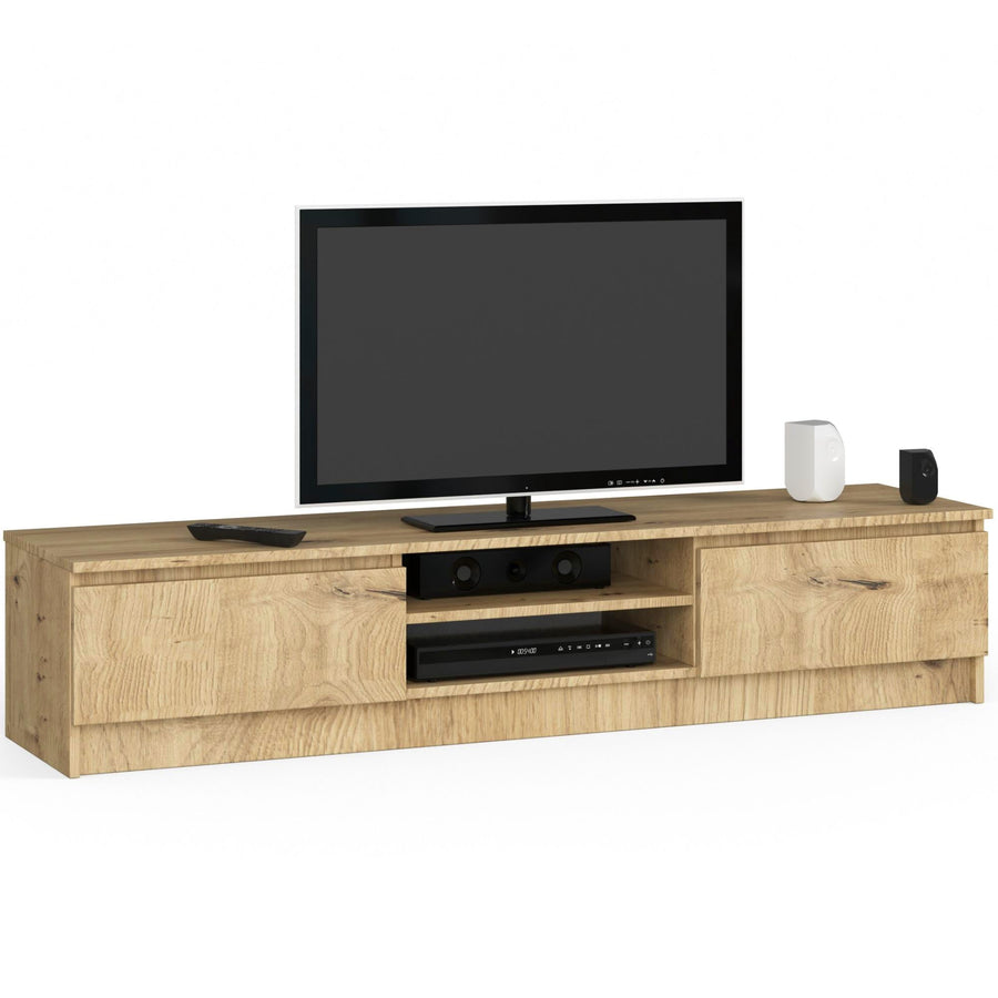 TV-Lowboard – Modernes Lowboard mit 2 Türen und 2 Fächern