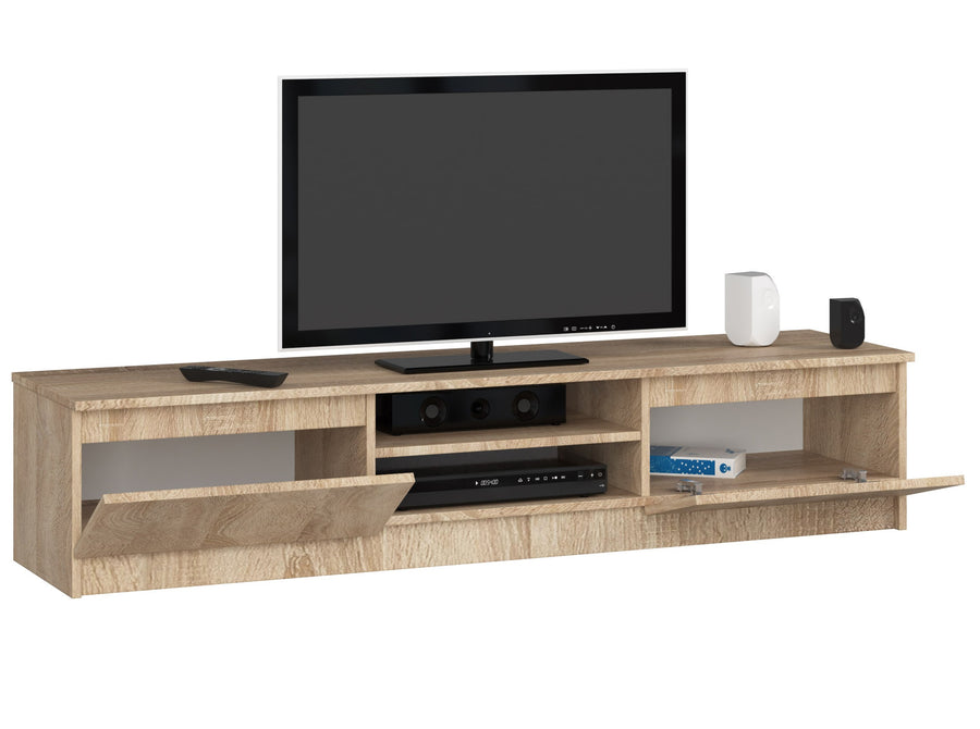 TV-Lowboard – Modernes Lowboard mit 2 Türen und 2 Fächern