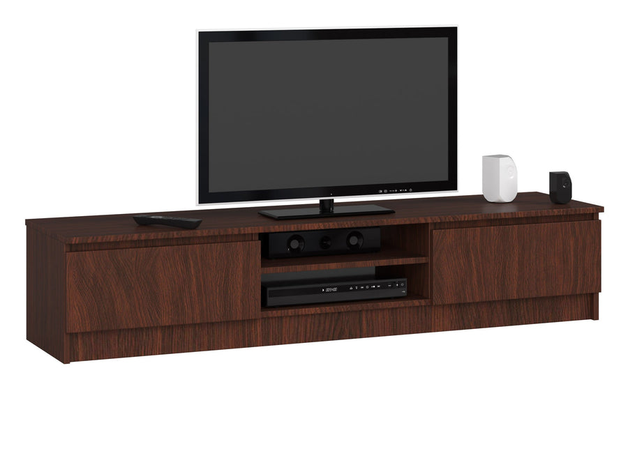 TV-Lowboard – Modernes Lowboard mit 2 Türen und 2 Fächern