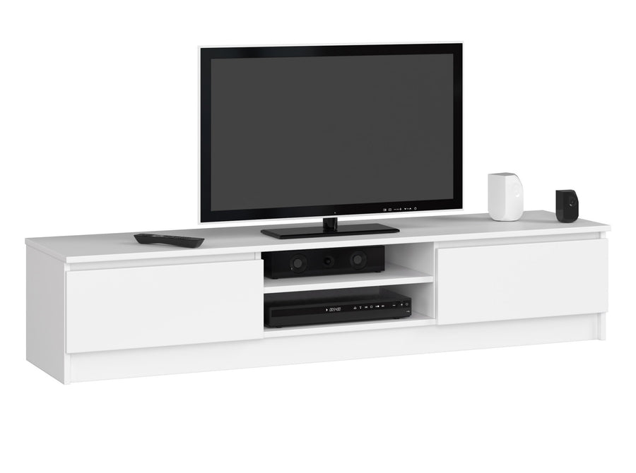 TV-Lowboard – Modernes Lowboard mit 2 Türen und 2 Fächern