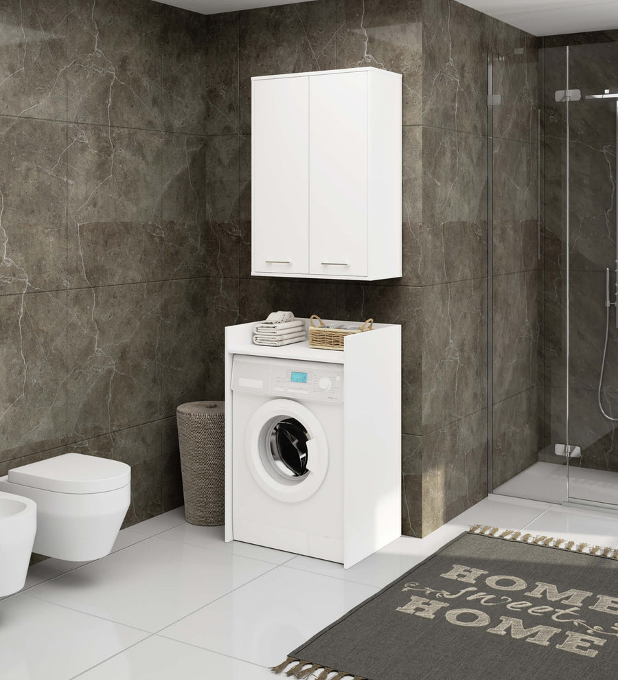 Badezimmerschrank – FIN – Platzsparender Badschrank mit viel Stauraum und modernem Look