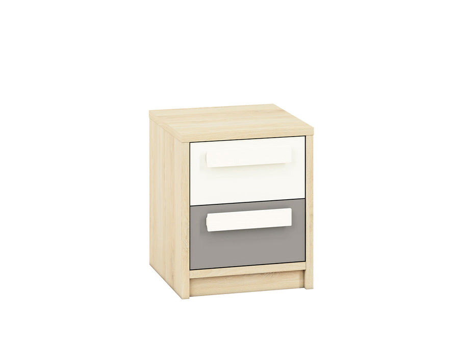 Nachttisch – DROP 1301 – Moderner Beistelltisch mit Holzoptik