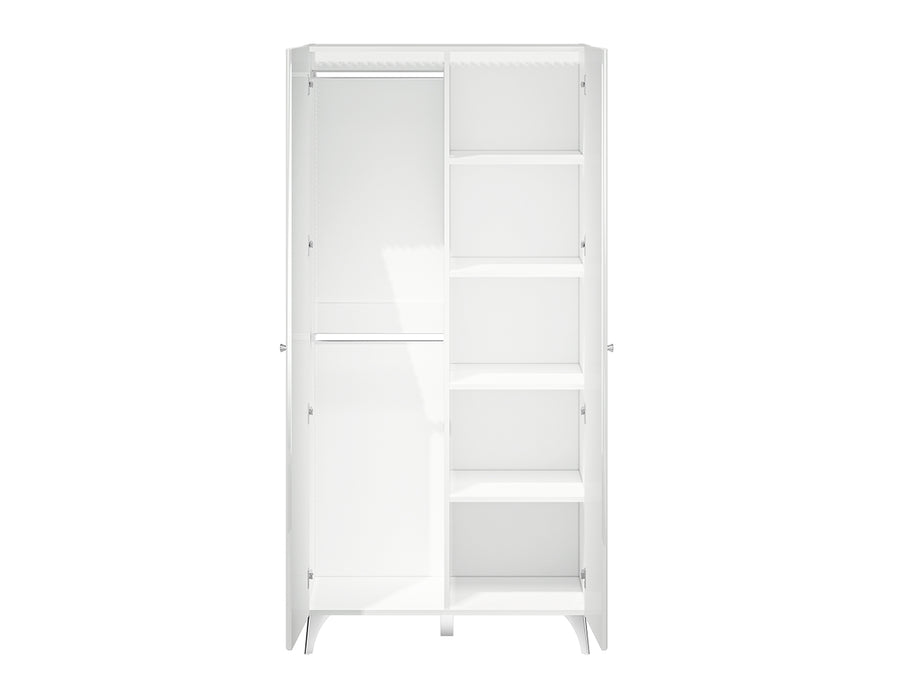Kleiderschrank – VILLA 01 – Moderne Eleganz mit edler Rillenoptik