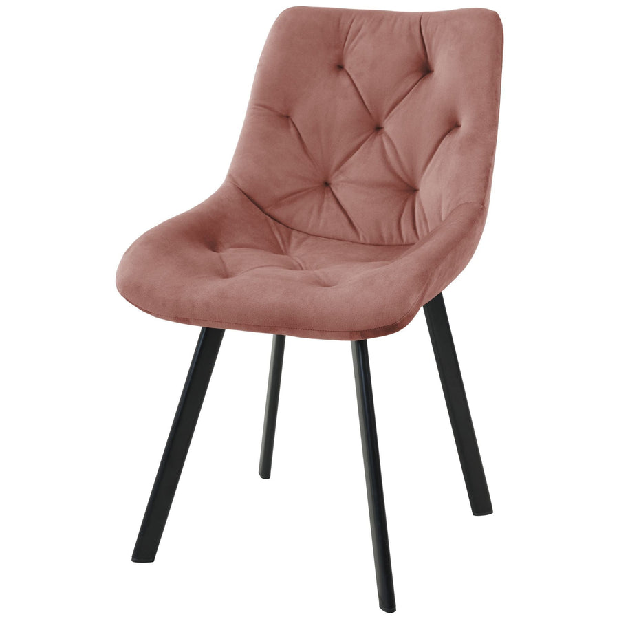 Stuhl – Eleganter Samtstuhl im Glamou Stil