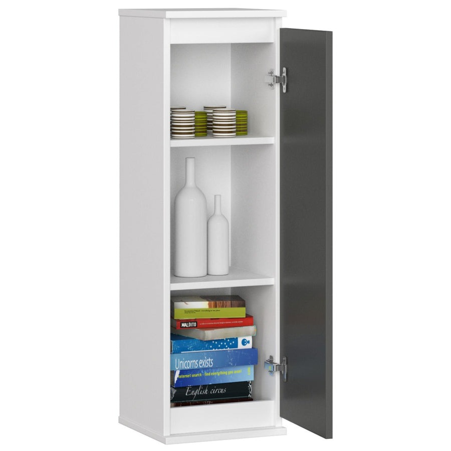 Hängeschrank – CLP – Kompakte Vitrine mit Tür und 3 Fächern