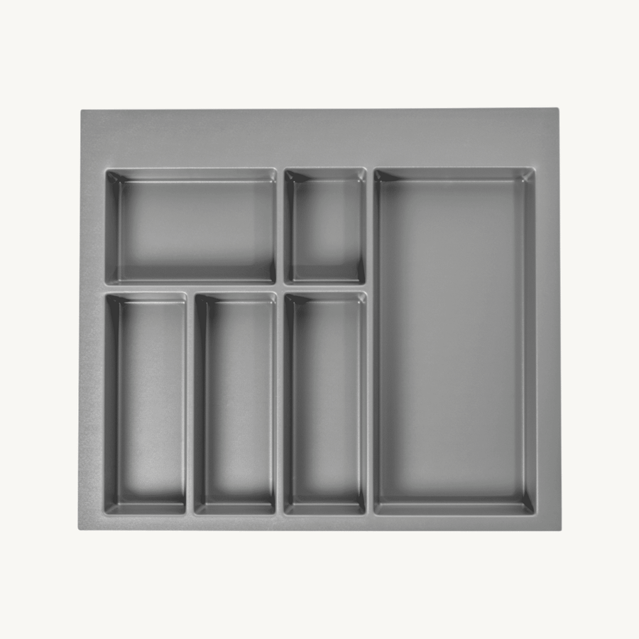 Unterschrank – Livaro – D60S2+1 AX, Weiß / Weiß Rahmen