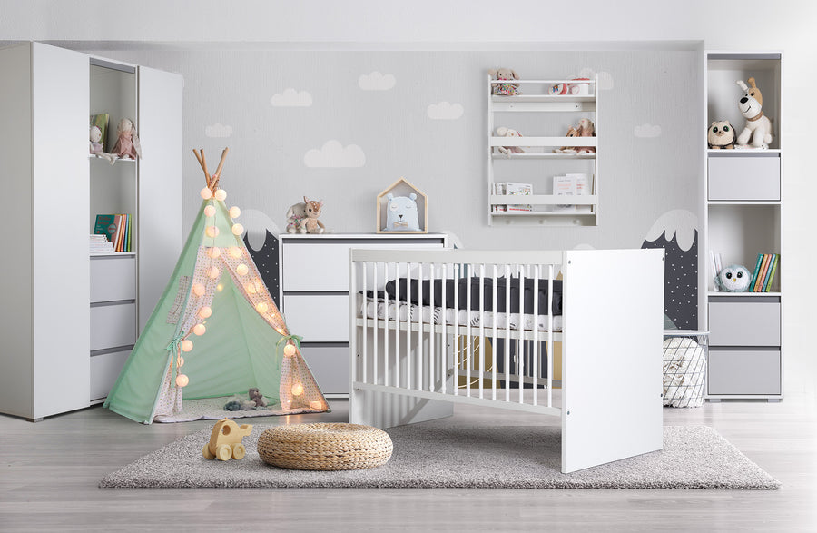 Kinderbett – DALIA – Zeitloses Babybett mit Funktionalität