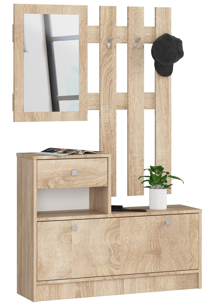 Garderobenmöbel – Praktische Lösung mit Spiegel und Schuhschrank