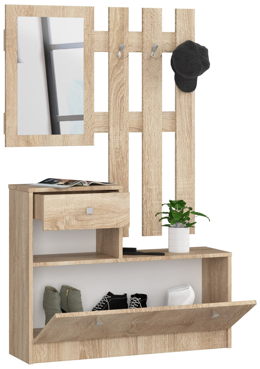 Garderobenmöbel – Praktische Lösung mit Spiegel und Schuhschrank