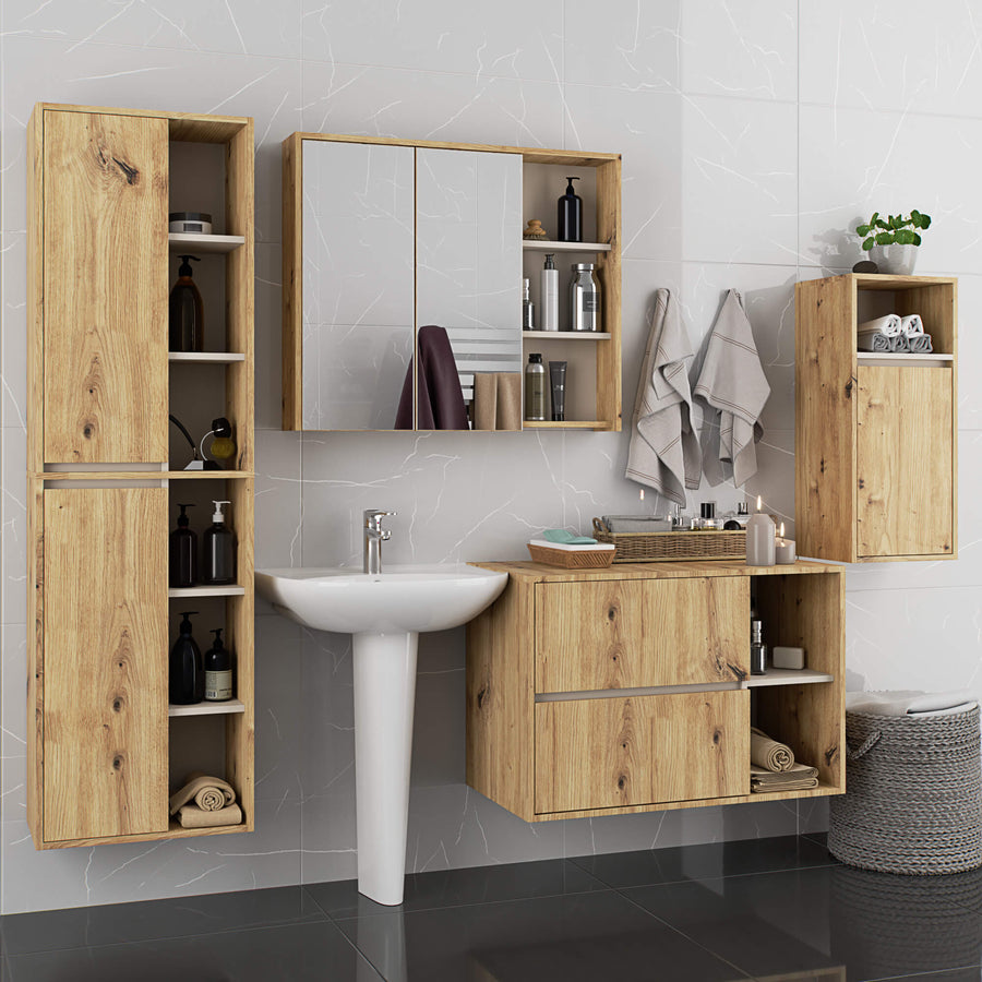 Badezimmer Set – VAMI – Stilvolle Komplettlösung mit viel Stauraum