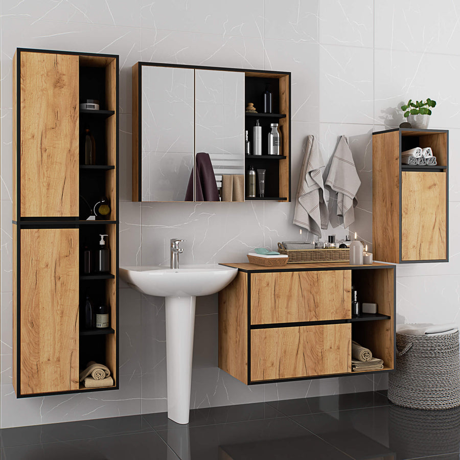 Badezimmer Set – VAMI – Stilvolle Komplettlösung mit viel Stauraum