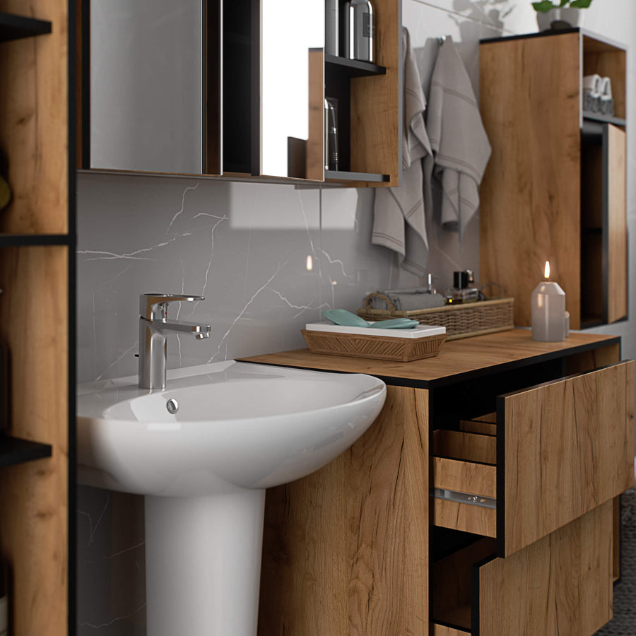 Badezimmer Set – VAMI – Stilvolle Komplettlösung mit viel Stauraum