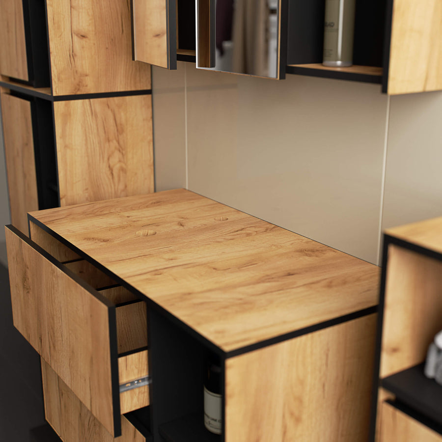 Badezimmer Set – 4 Teile – VAMI – Modernes Hängeset mit stilvollem Stauraum