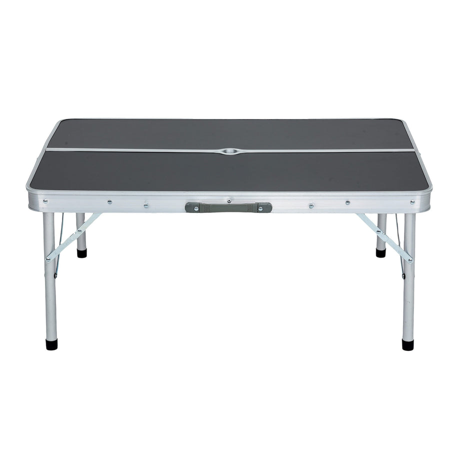 Campingmöbel Set – ROI – Klappbarer Campingtisch mit 2 Sitzbänken für Outdoor und Reisen
