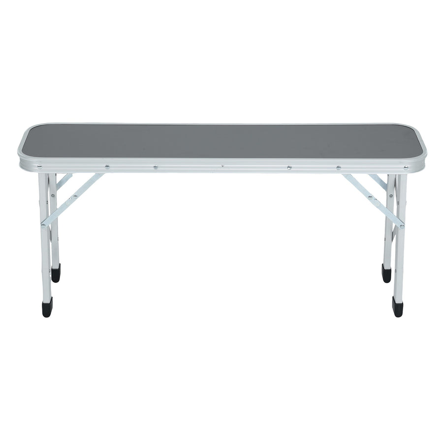Campingmöbel Set – ROI – Klappbarer Campingtisch mit 2 Sitzbänken für Outdoor und Reisen