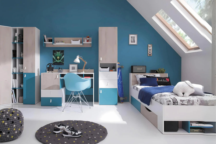 Jugendbett – PLANET System 14 – Komfortables Einzelbett für Kinder und Jugendliche Ohne Matratze