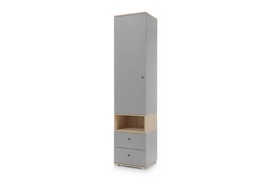 Regalschrank – ORO System 02 – Modern Kinderzimmer Stauraumschrank in Holzoptik