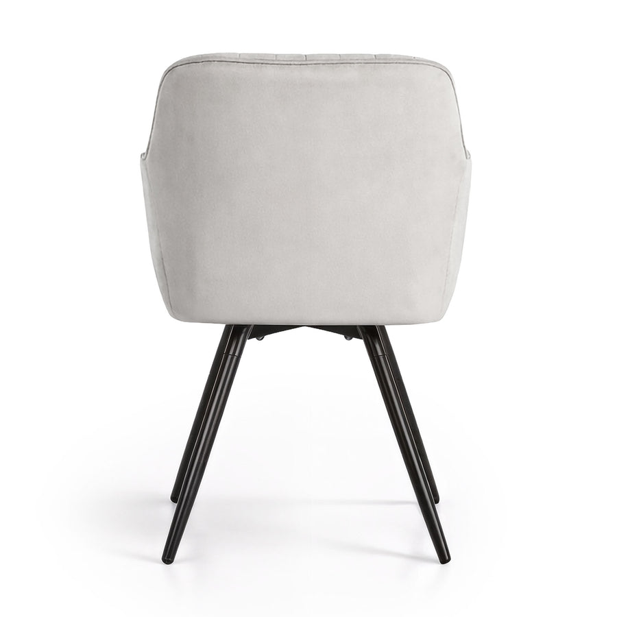 stuhl Set – TURNO – Komfortable Samtstühle mit stilvoller 360° Drehfunktion