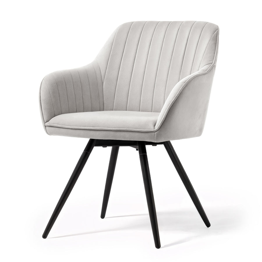 stuhl Set – TURNO – Komfortable Samtstühle mit stilvoller 360° Drehfunktion