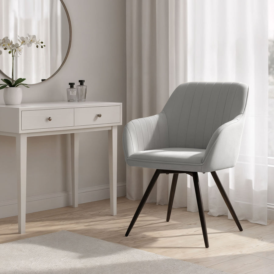 stuhl Set – TURNO – Komfortable Samtstühle mit stilvoller 360° Drehfunktion