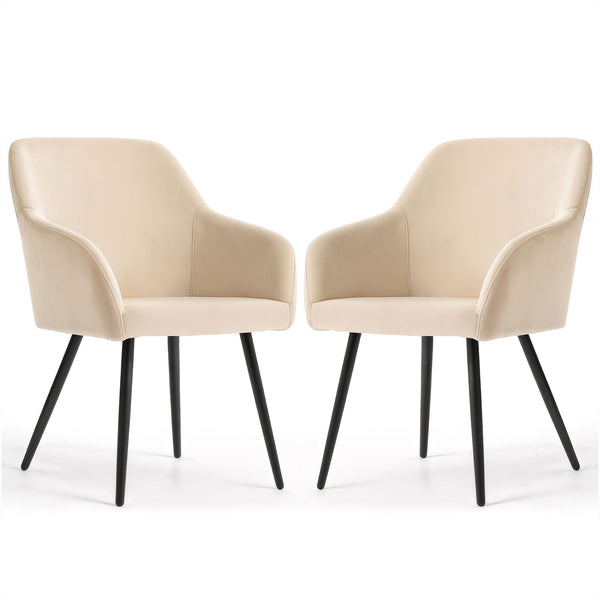 Stuhl Set – ESTELLE – Luxuriöse Samtstühle für elegantes Wohnen