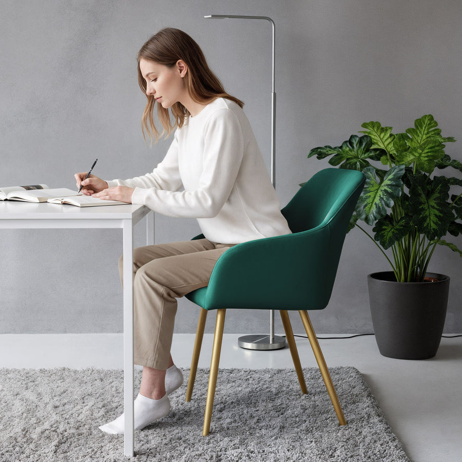 Stuhl Set – ESTELLE – Luxuriöse Samtstühle für elegantes Wohnen