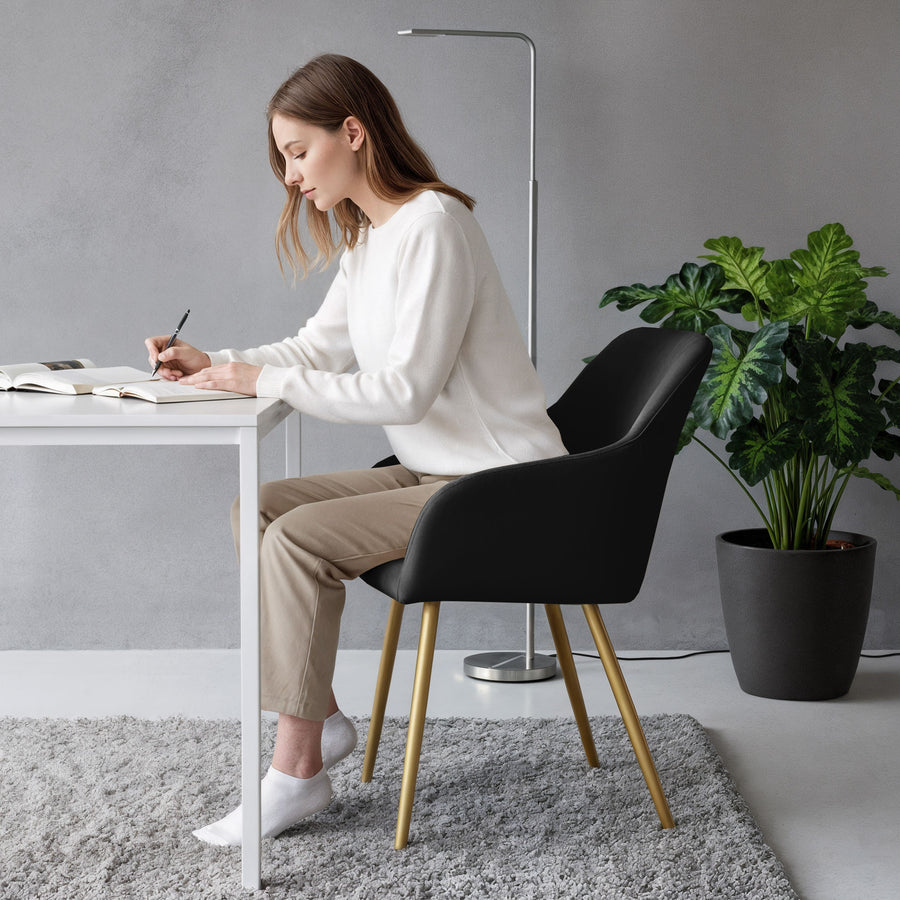 Stuhl Set – ESTELLE – Luxuriöse Samtstühle für elegantes Wohnen