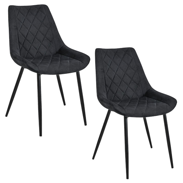 stuhl Set – Moderne gepolsterte Designstühle in elegantem