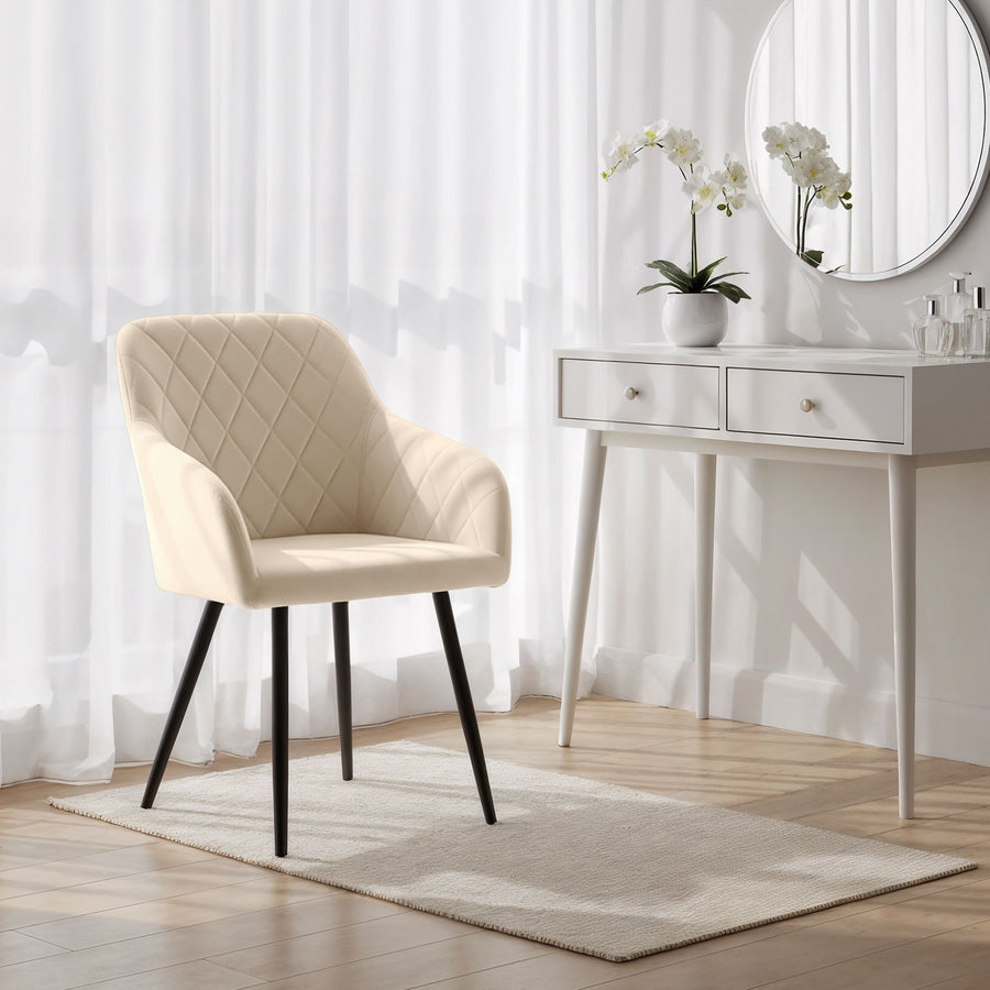 stuhl Set – VELTO – Stilvolle Samtstühle für moderne Wohnräume