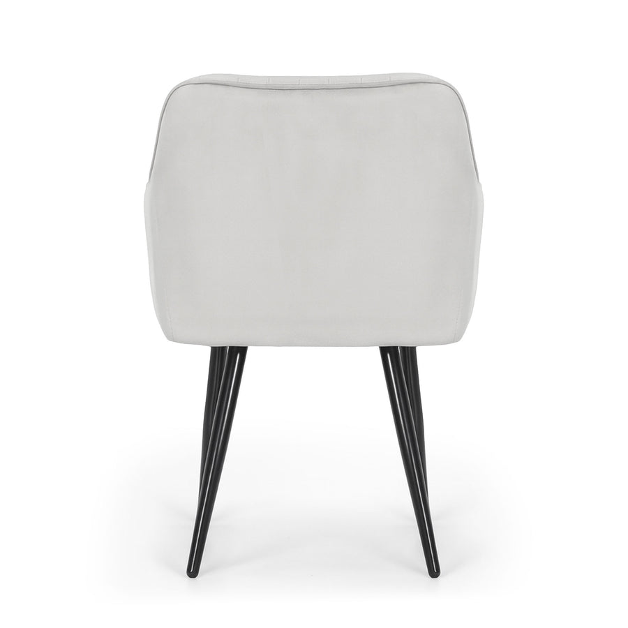 stuhl Set – FLORENCE – Elegante Samtstühle mit modernem Steppdesign